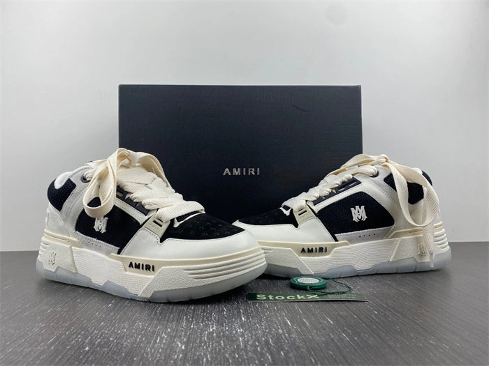 AllSeason AMIRI Skel Top Low White Light Grey Black 5954