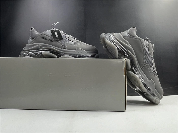 SmartChoice BLCG Triple S Clear Sole Dark Grey 541624 W2GA1 4502