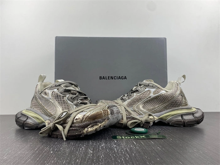 Balenciaga 3XL Trainer Worn Out Dark Grey 734734 W3xl7 Comfortable 4382