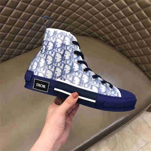 ComfortFit DR B23 HIGH TOP OBLIQUE SNEAKER BLUE 1176