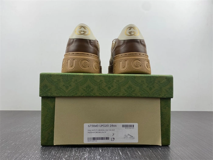 Modern Gocci GG Sneaker GG Beige Ebony 675840 UPG20 9