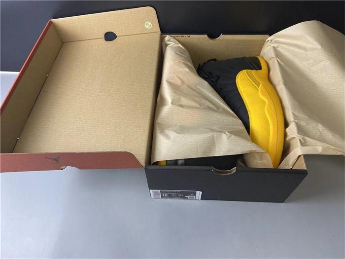 Tailored Jordan 12 Retro Black University Gold 130690- 4153
