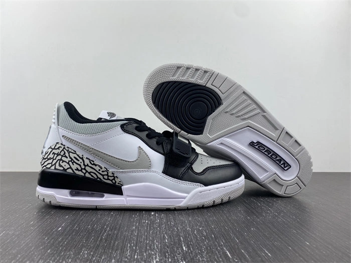 Vibrant Jordan Legacy 312 Low Light Smoke Grey CD7069- 4199