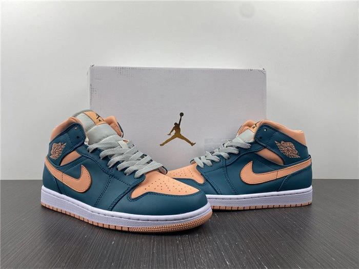 AllSeason Jordan1 Mid Dark Teal Green BQ6472- 3713