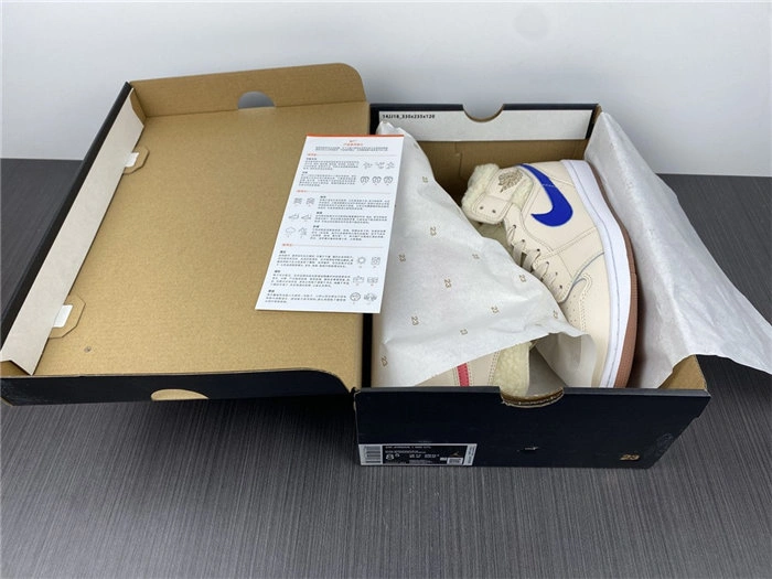 SunProtective Jordan1 Mid Fleece Pearl White DO2207- 3701