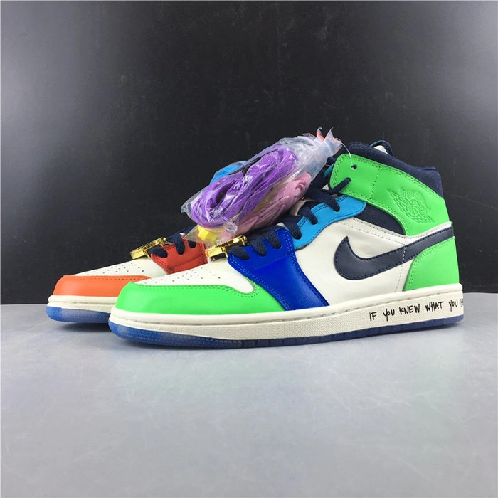 Elegant Jordan1 Mid SE Fearless Melody Ehsani CQ7629- 3762