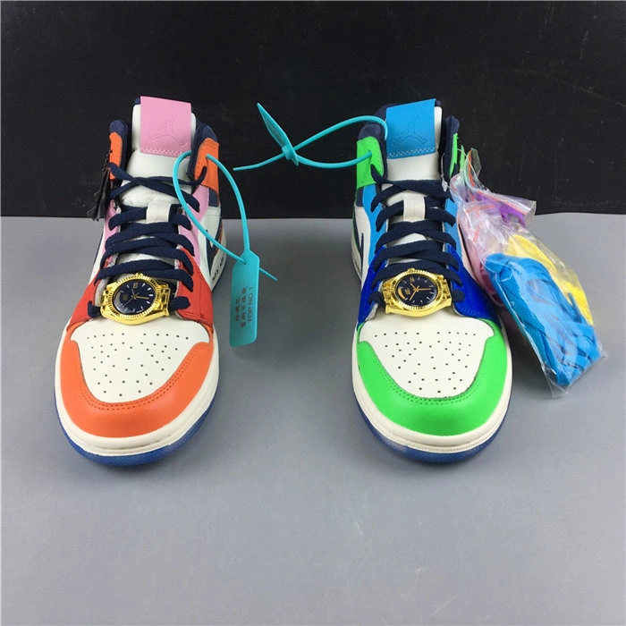 Elegant Jordan1 Mid SE Fearless Melody Ehsani CQ7629- 3762
