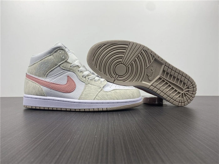 Jordan1 Mid SE Light Iron Ore DN4050- Trendy 3699