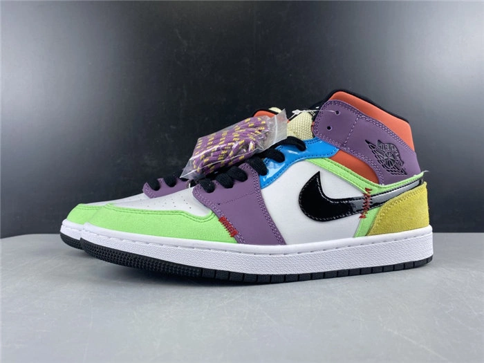 Jordan1 Mid SE Multi-Color CW1140- Unique 3755
