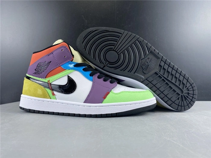 Jordan1 Mid SE Multi-Color CW1140- Unique 3755