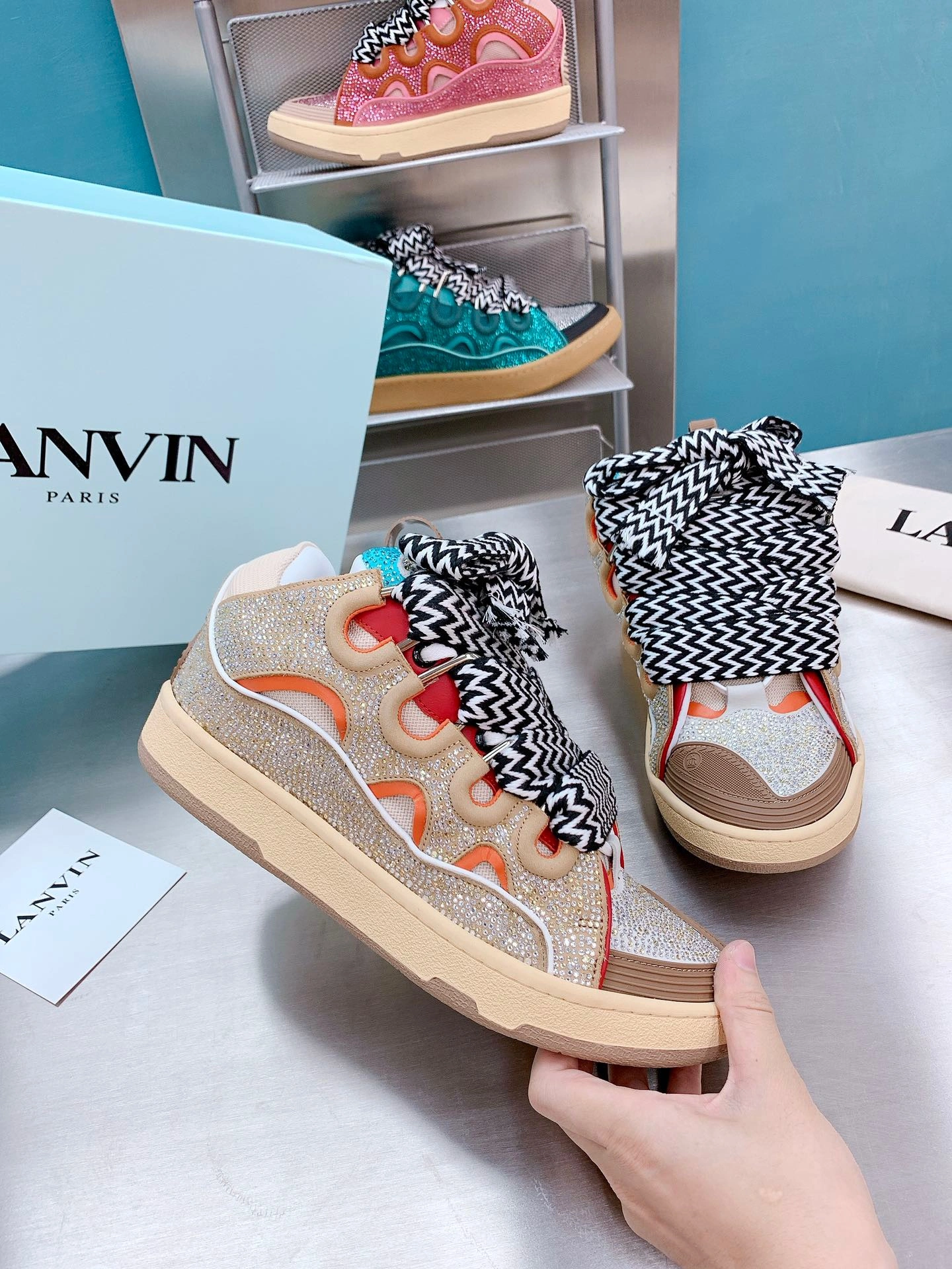 Lanvon Curb Sneaker Elegant 876