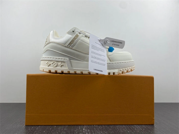 WaterResistant Luis Vitton LV Trainer Maxi White 1AB8RN 1709