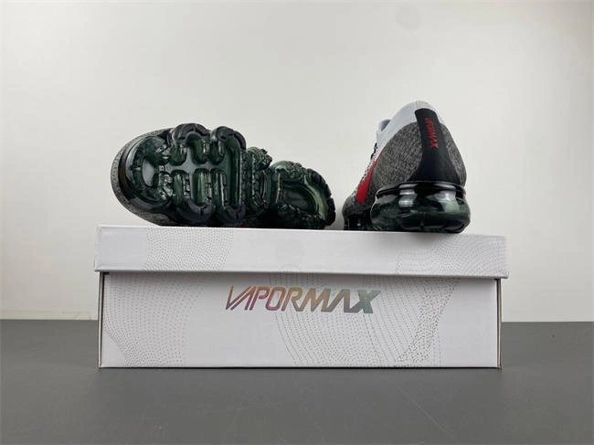 WaterResistant Nike Air VaporMax Platinum Red Black 849558- 5278