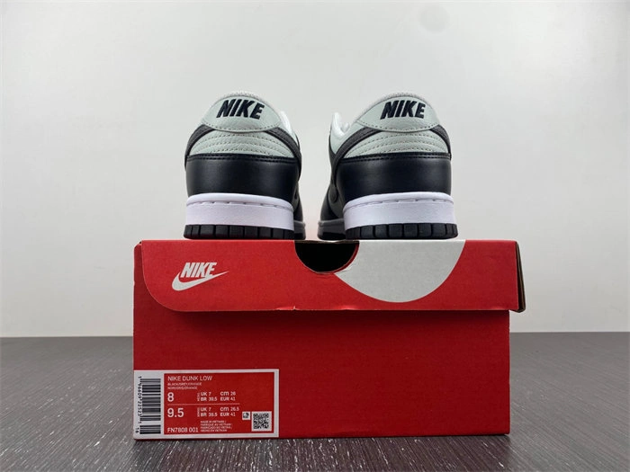 Nike Dunk Low Grey Black Orange Mini Swoosh FN7808- ModernLook 4617