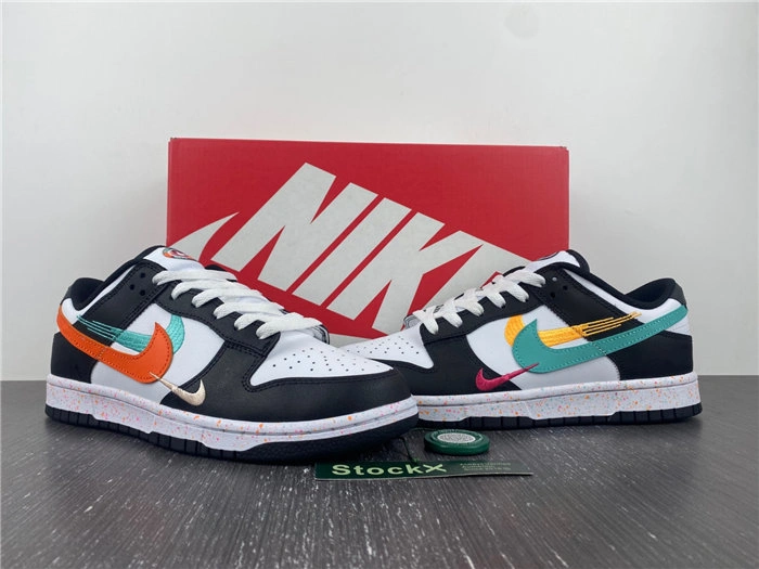 ModernLook Nike Dunk Low Multiple Swooshes White Washed Teal FD4623- 4663