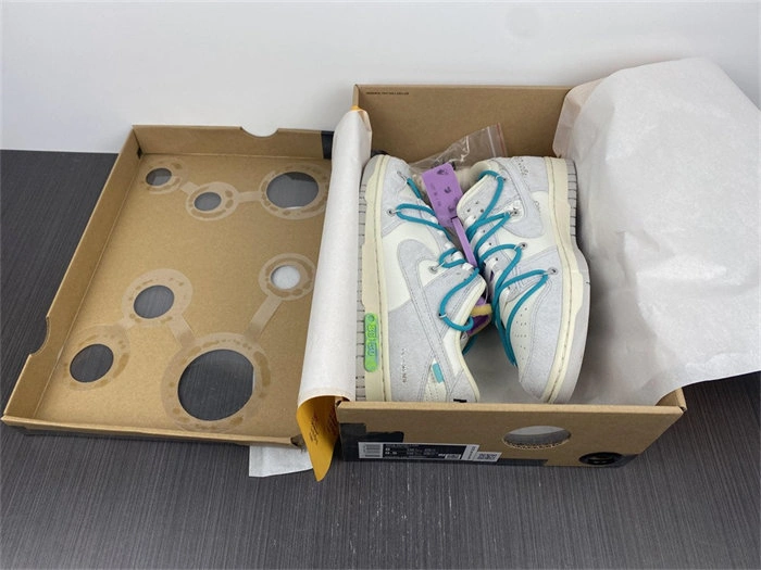 Nike Dunk Low Off-White Lot 9 DM1602- WaterResistant 5073