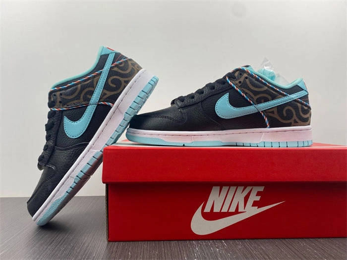 TimelessDesign Nike Dunk Low SE Barber Shop Black dh7614- 4752