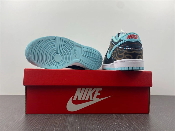 TimelessDesign Nike Dunk Low SE Barber Shop Black dh7614- 4752