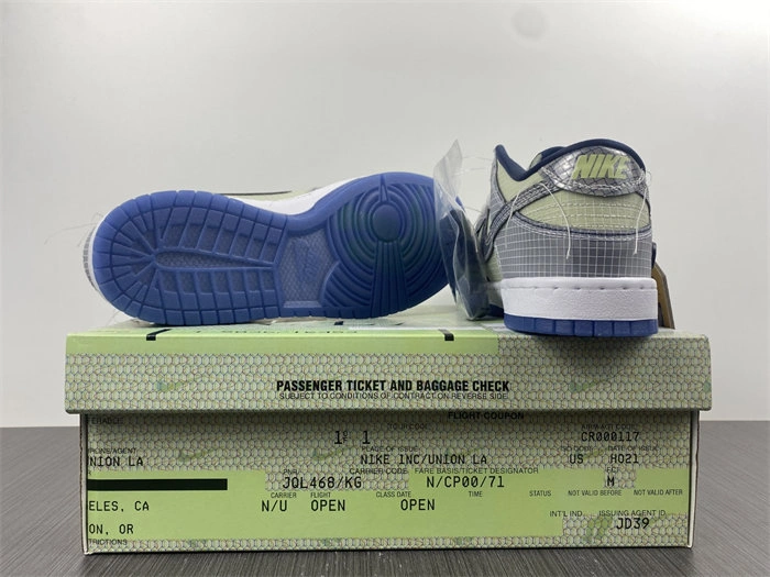Nike Dunk Low Union Passport Pack Pistachio DJ9649- Premium 4736