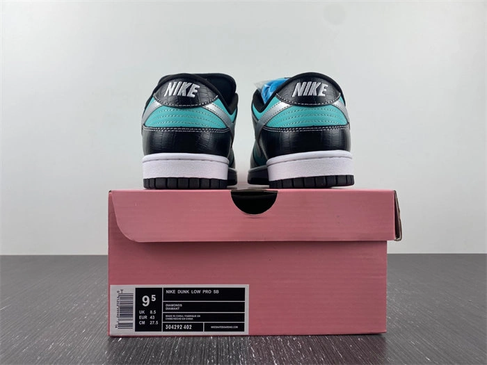 Nike SB Dunk Low Diamond Supply Co. Aqua Blue 304292- Supportive 4650