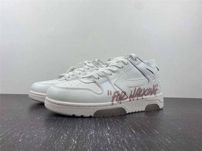 OFF-WHITE Out Of Office For Walking White Pink 0WIA259S22LEA Stretchable 3127