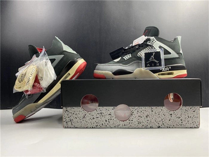 Seasonal OFF-WHITE x Air Jordan 4 CV9388- 5045